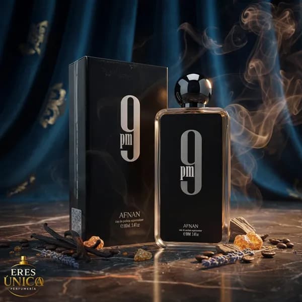 9pm de Afnan - Perfume árabe Ámbar Vainilla Especiada