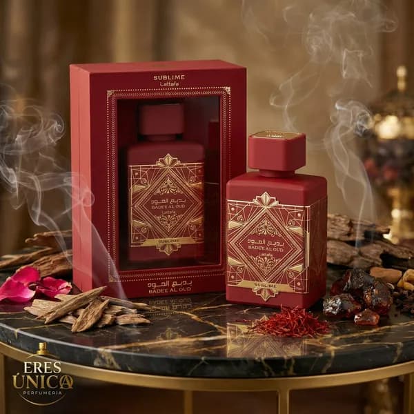 BADE'E AL OUD SUBLIME de Lattafa - Perfume árabe Floral Frutal / Oriental
