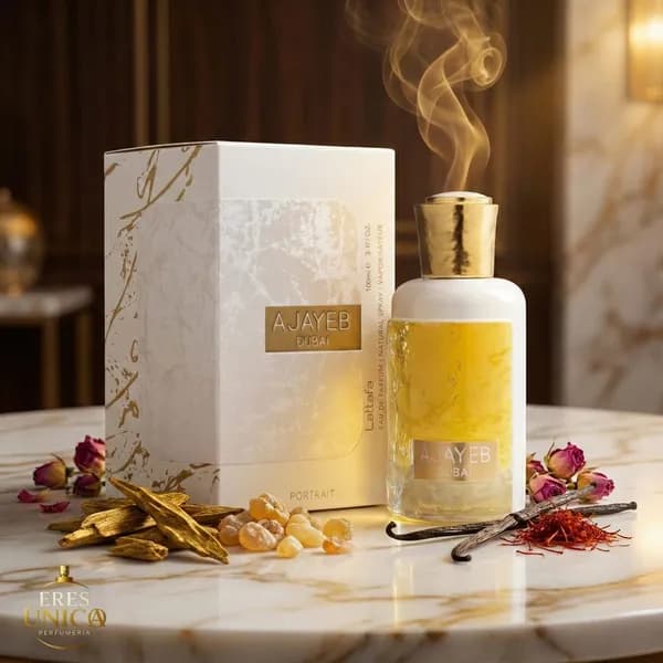 AJAYEB DUBAI de Lattafa - Perfume árabe Oriental Gourmand Especiado