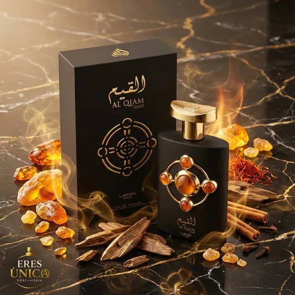 AL QIAM GOLD de Lattafa - Perfume árabe Oriental Amaderado con Oud