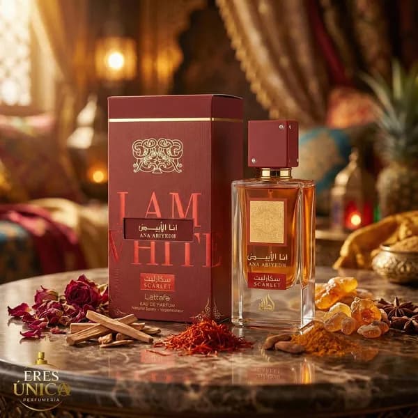 ANA ABIYEDH SCARLET de Lattafa - Perfume árabe Floral Oriental Especiado