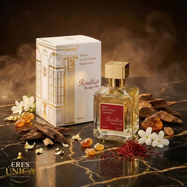 BARAKKAT ROUGE 540 de Fragrance World - Perfume árabe Floral Oriental / Ambarado