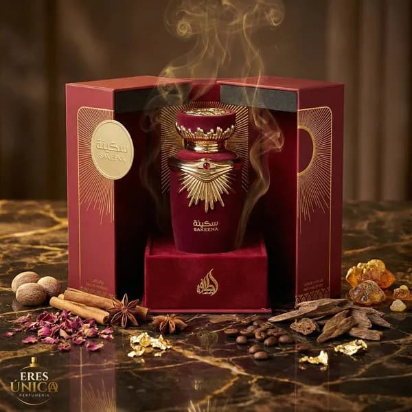 SAKEENA de Lattafa - Perfume árabe Floral Frutal / Oriental Dulce