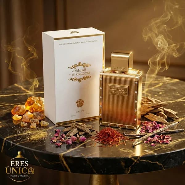 THE KINGDOM de Lattafa - Perfume árabe Oriental Aromático / Amaderado