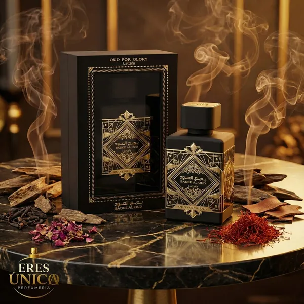 BADE'E AL OUD OUD FOR GLORY de Lattafa - Perfume hombre Oriental Amaderado / Oud árabe