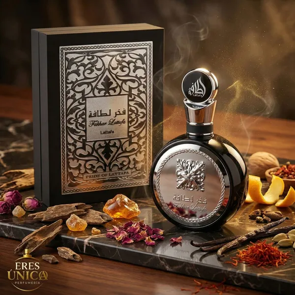FAKHAR NEGRO de Lattafa - Perfume hombre Aromático Amaderado árabe