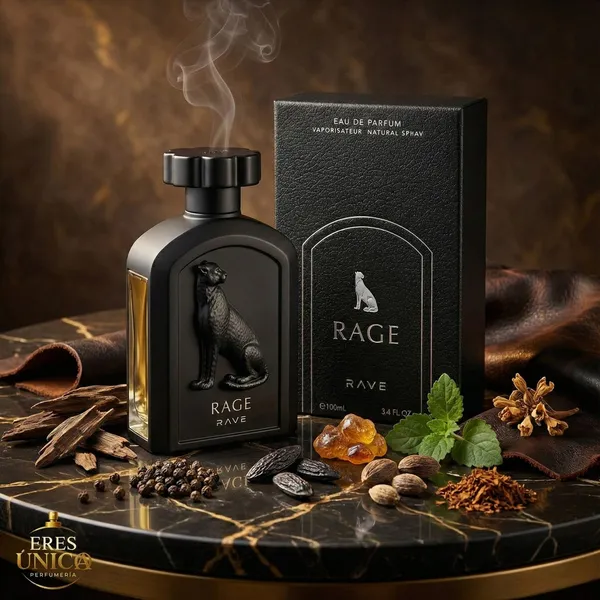RAGE de Rave - Perfume hombre Aromático Fresco / Fougère árabe