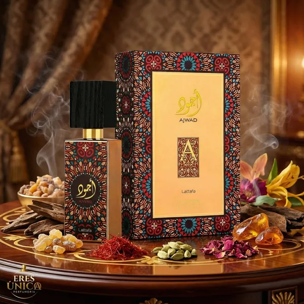 AJWAD de Lattafa - Perfume mujer Floral Oriental Amaderado árabe
