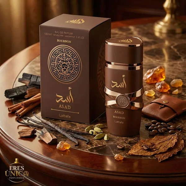ASAD BOURBON de Lattafa - Perfume hombre Oriental Amaderado / Especiado árabe