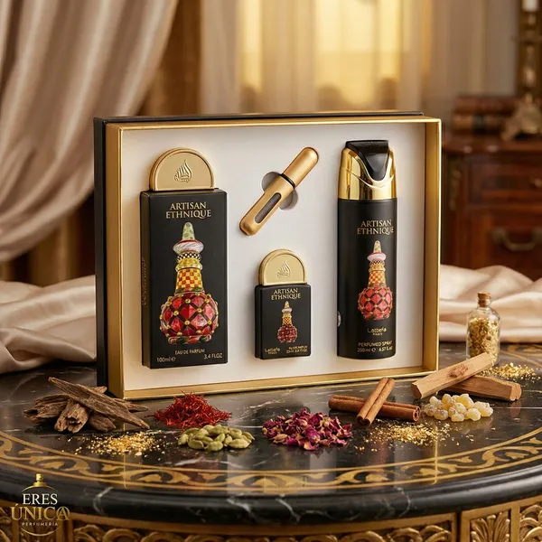 PACK ARTISAN ETHNIQUE de Lattafa Pride - Perfume unisex  árabe