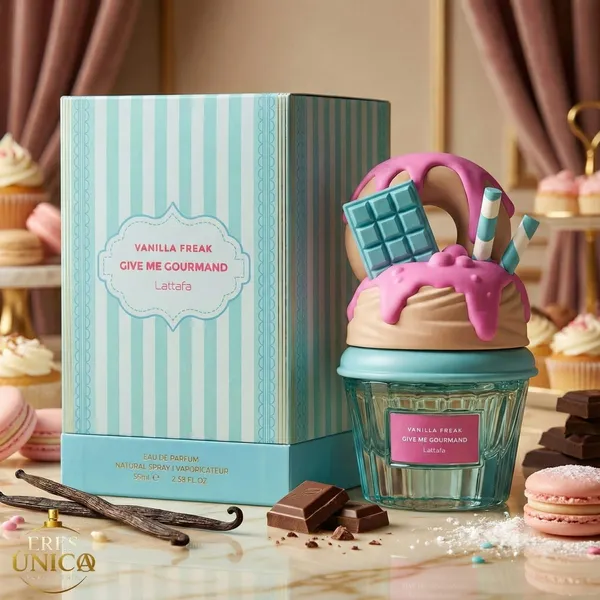 VANILLA FREAK GIVE ME GOURMAND de Lattafa - Perfume mujer Gourmand árabe